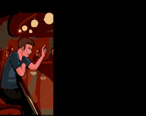 TG stories | "At the Bar" illustrated comic